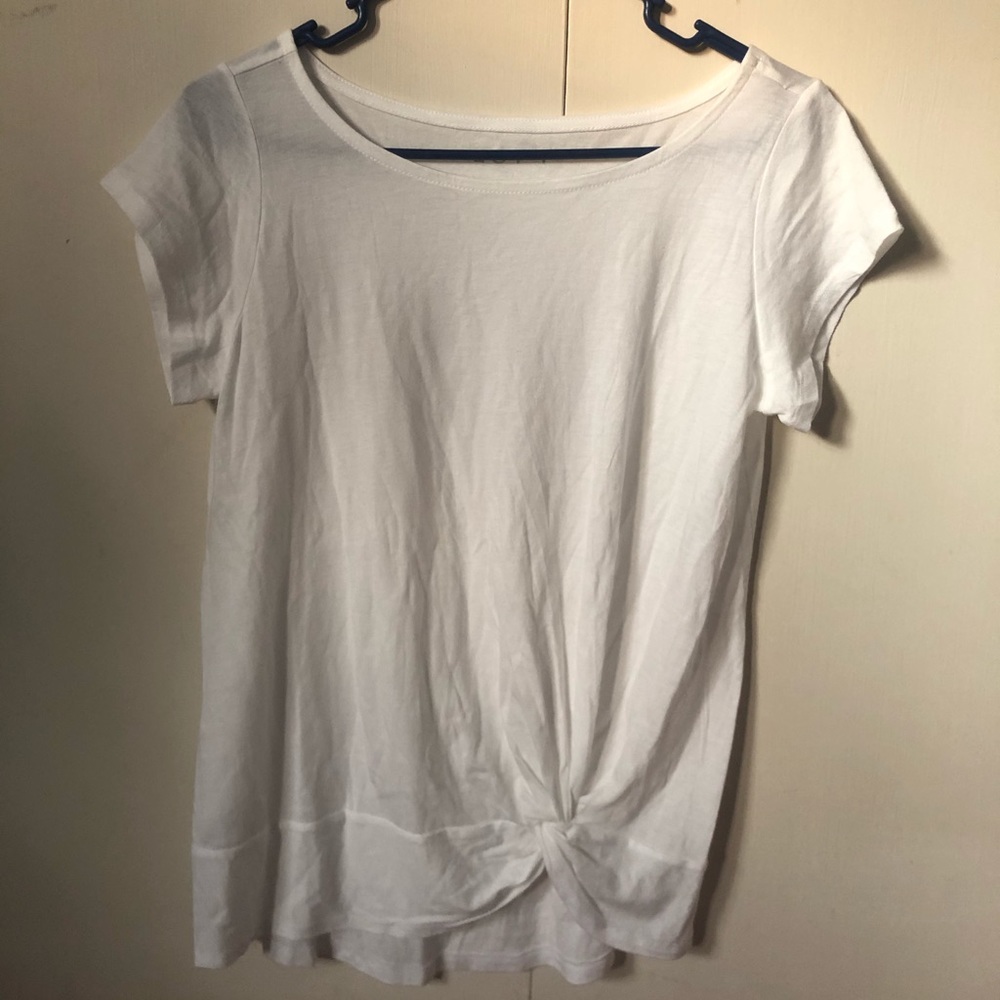 LOFT white tie shirt